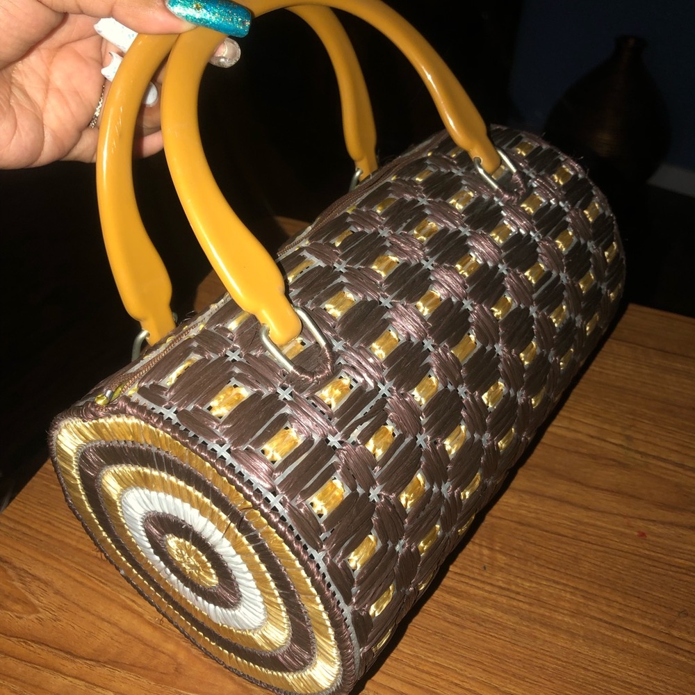 Vintage Straw Purse
